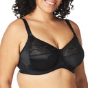 ELOMI Damen Plus Size Cate Underwire Full Cup Banded Bra BH