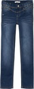 Blugi elastici skinny fit pentru fete NAME IT din denim gri
