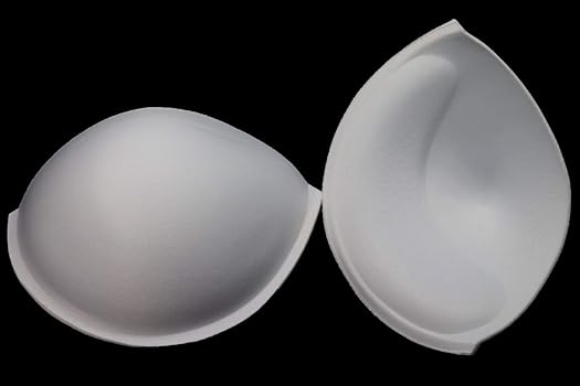 MNJ-Trimmings cupe cusute pentru sutien, cupe push-up, calitate superioara, albe