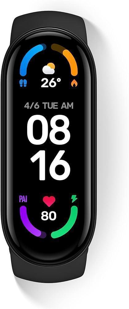 Monitor de fitness și monitorizare a activității Xiaomi Mi Smart Band (afișaj AMOLED, urmărire SpO2, monitorizare somn, monitorizare ritm cardiac, notificări, pedometru, rezistent la apă 5ATM, aplicație Mi Fit)