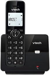 Telefon fără fir VTech CS2000, mod ECO+, telefon fix, negru, blocare apeluri, funcție hands-free, butoane mari, afișaj cu două linii