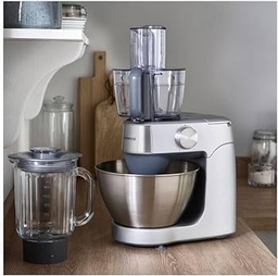 Accesoriu Kenwood pentru robot de bucatarie KAP40.000GY, accesoriu pentru mixer planetar, compatibil cu modelele Prospero+, plastic rezistent cu lame din inox, capacitate 800 ml