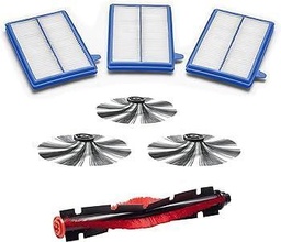 Kit Electrolux ERK3 Performance pentru robotul aspirator PUREi9.2 (1 rolă de perie pentru diverse podele, 3 filtre XXL (captură particule precum alergeni și polen), 3 perii laterale pentru performanțe optime de aspirare, negru)