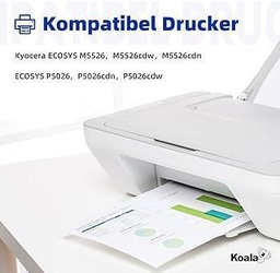 Cartuș de toner compatibil Koala TK5240 ca înlocuitor pentru Kyocera TK-5240 TK-5240K TK-5240C TK-5240M TK-5240Y pentru Ecosys M5526 M5526cdw M5526cdn P5026 P5026 P5026cdw5026cdw galben (Negru Cyand)