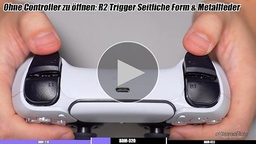 eXtremeRate Micro Switch–Kit de declanșare a părului cu clicuri pentru butoane de umăr pentru controlerul ps5, butoane de declanșare ergonomice Butoane pentru bara de protecție Kit de clic pentru mouse-ul pentru controlerul ps5 BDM-010 și BDM-020-Versiune pentru apăsare ușoară
