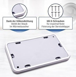 Clapa de întreținere VIOKS Schimb uscător Siemens pentru Bosch 00646776 Clapa 225x145x6mm cu 6 șuruburi pentru uscătorul Bosch/Siemens cu pompă de căldură