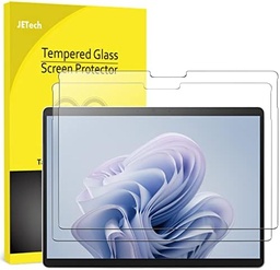 Protector de ecran JETech pentru Surface Pro 7 Plus/Surface Pro 7 12,3 inchi, protectie de ecran din sticla blindata 9H, suport Surface Pen, HD Clear, pachet de 2