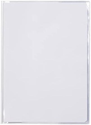 Clairefontaine 73000C - coperta brosura / protector brosura / coperta brosura Calligraphe Cristalux 17x22 cm, suport eticheta, din PVC transparent si rezistent, neted, incolor, 1 bucata