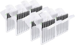 Filtre de cerumen JB White 64x pentru aparate auditive, filtre de schimb, filtre compatibile cu protectia ceara Widex Nanocare | Oticon ProWax MiniFit | Apărătoare de ceară Phonak Cerustop | Filtru pentru aparate auditive Resound (Ø 1,3 mm)