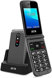 SPC Stella 2: Telefon mobil mobil pliabil pentru seniori, butoane mari, ușor de utilizat, ton inteligent de apel și notificări inteligente, reglare de la distanță, buton SOS, USB-C, 3 memorie directe