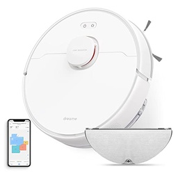 Robot aspirator dreame D9 Max cu funcție de ștergere, robot aspirator 4000Pa, navigație LDS, timp de funcționare 150 min, hărți pentru mai multe etaje, ideal pentru covoare, podele dure și păr de animale, aplicație
