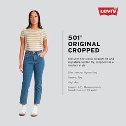 Blugi Levi's 501 Crop pentru damă