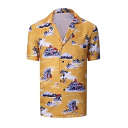 Tricou AYYOHON Cliff Booth Cămașă hawaiană Ochelari de soare Costum Cosplay Once Upon a Time in Hollywood