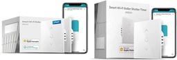 Comutatorul ruloului meross WLAN funcționează cu Homekit, rulourile Alexa, întrerupătorul jaluzelelor inteligente necesită conductor neutru, temporizator și control vocal, compatibil cu Siri, Alexa, Asistent Google