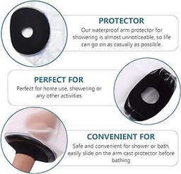 adeseal PICC Line pentru braț pentru capac de duș, protecție impermeabilă cu bandaj, protecție pentru duș pentru răni, braț injectat, mâneci pentru cot, bandaj și protecție pentru bandaj din gips, ține pansament și bandaj din ipsos, reutilizabil