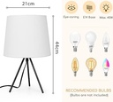 Lucide GREASBY - Tischlampe - Ø 14 cm - 1xE14 - Bej, 14 x 14 x 26 cm [Clasa de energie A++]