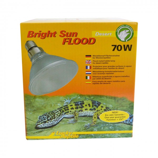 Lucky Reptile Bright Sun UV Desert - Lampă cu halogenuri metalice de 70 W pentru prize E27
