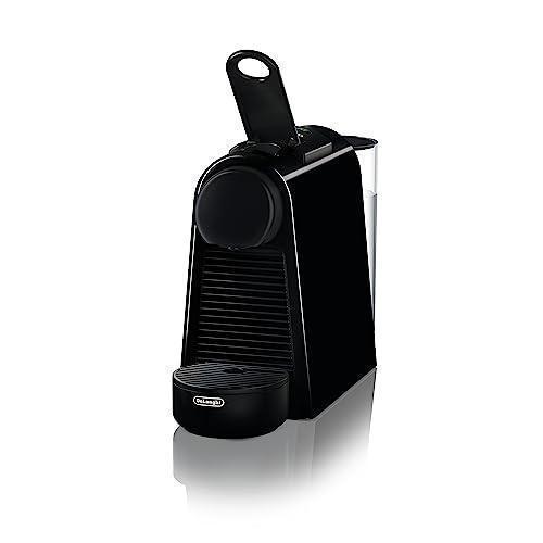 Aparat de cafea cu capsule Nespresso De'Longhi EN 85.B Essenza Mini, set de bun venit cu capsule in diferite arome, presiune pompa 19 bar, economie de spatiu, 1370W, 0,6 L, 32,5 x 11 x 20,5 cm, negru
