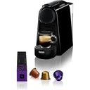 Aparat de cafea cu capsule Nespresso De'Longhi EN 85.B Essenza Mini, set de bun venit cu capsule in diferite arome, presiune pompa 19 bar, economie de spatiu, 1370W, 0,6 L, 32,5 x 11 x 20,5 cm, negru