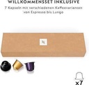 Aparat de cafea Nespresso De'Longhi EN640.W Gran Lattissima cu capsule cu sistem automat de lapte, presiune 19 bar, 1400W, alb