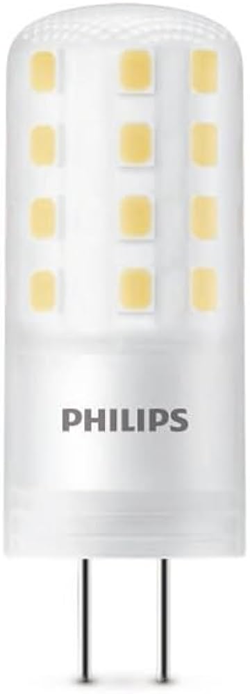 Arzător standard Philips LED cu 40 W, bază GY6.35, alb cald, reglabil [Clasa de energie F]
