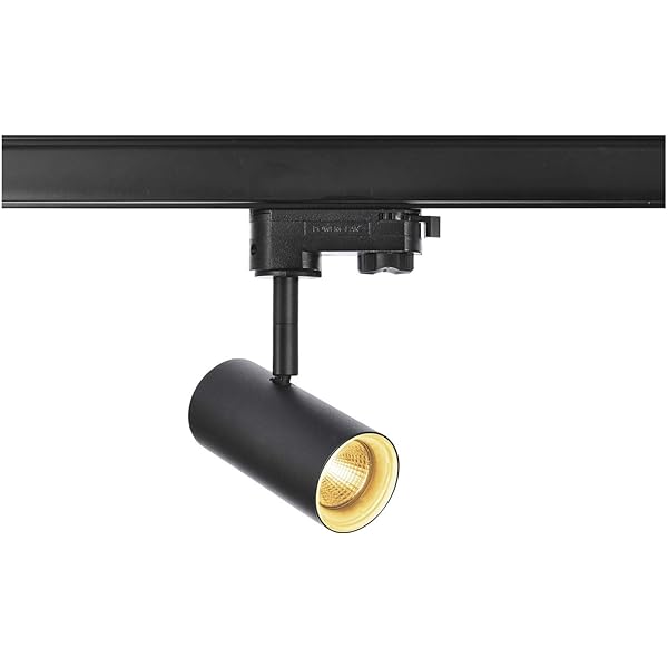 SLV NOBLO SPOT | Sistem de iluminat trifazat, spot cu LED trifazat, spot, spot pentru tavan, plafon, sistem sine, iluminat interior | negru, 2700K, cu adaptor 3P