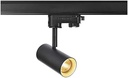 SLV NOBLO SPOT | Sistem de iluminat trifazat, spot cu LED trifazat, spot, spot pentru tavan, plafon, sistem sine, iluminat interior | negru, 2700K, cu adaptor 3P