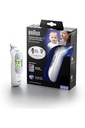 Termometru pentru ureche Braun ThermoScan 7 (Age Precision, afișaj al temperaturii cu coduri de culori, febră, sigur, igienic, precis clinic, blând) IRT6520, 1 bucată (pachet de 1), digital