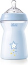 Biberon Chicco Natural Feeling Anti-colici 6+ luni 330 ml, Biberon cu tetina din silicon moale si flexibila, potrivit pentru alaptare, roz