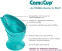Hoppediz, plastic, ceașcă de băut CamoCup potrivită pentru toți bebelușii să învețe să bea, precum și pentru copiii și adulții cu limitări senzoriomotorii, antracit
