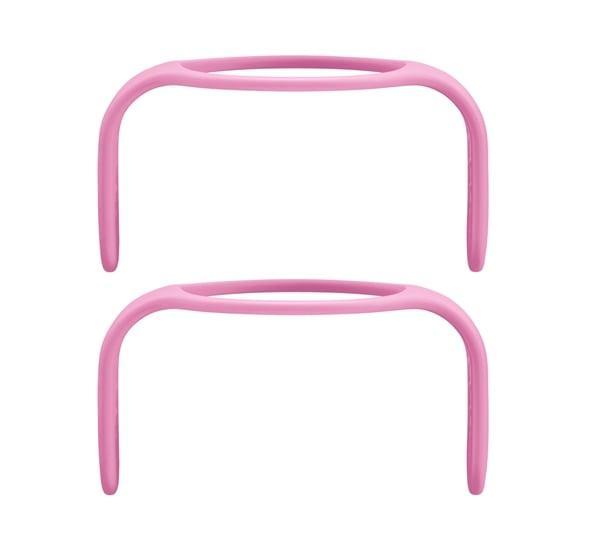 MAM Hold my Bottle Mânere pentru biberoane pentru ziua și noaptea set de 2, antiderapante și 1 x mânere luminoase pentru biberoane MAM și antrenor MAM, special concepute pentru mâinile mici de bebeluși, peste 0 luni, bej