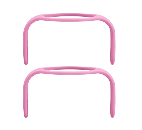 MAM Hold my Bottle Mânere pentru biberoane pentru ziua și noaptea set de 2, antiderapante și 1 x mânere luminoase pentru biberoane MAM și antrenor MAM, special concepute pentru mâinile mici de bebeluși, peste 0 luni, bej
