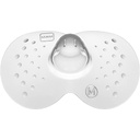 Protecții pentru mamelon MAM mărimea L (ø 23 mm) într-un set de 2, mamelonuri extra moi pentru protecție la alăptare, protecție pentru mamelon pentru contact maxim cu pielea dintre mamă și copil