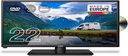 Cello C1620FS Televizor LED Full HD de 16 inchi (41 cm în diagonală) cu player DVD încorporat DVBT2 S2 Tuner triplu negru [Clasa de energie E]