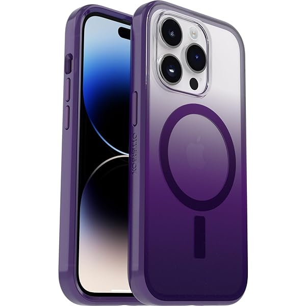 Seria de huse transparente OtterBox cu MagSafe pentru iPhone 14 Pro Max, rezistentă la șocuri, la cădere, ultra subțire, husă de protecție subțire, testată standard militar de 2 ori, galanta