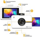 Set de călătorie KODAK Step Touch de 13 MP și imprimantă instantanee cu ecran tactil LCD de 3,5 inchi (negru)