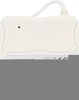 Metronic 432176 - Amplificator de interior cu reglare amplificare FM-UHF, amplificare reglabila pana la 30 dB, protectie 4G, prize TV, diametru 9,52 mm, culoare: alb