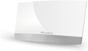 Metronic 432176 - Amplificator de interior cu reglare amplificare FM-UHF, amplificare reglabila pana la 30 dB, protectie 4G, prize TV, diametru 9,52 mm, culoare: alb