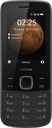 Telefon mobil Nokia 225 (2020) 4G Dual SIM cu design premium (afișaj QVGA de 2,4 inchi, tehnologie 4G, Bluetooth 5.0, player MP3, radio FM, memorie de 128 MB (până la 128 GB prin microSD), cameră VGA) Negru
