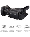 Cameră video Panasonic HC-X1500E 4K (video 4K, cameră cu detectare a feței, obiectiv LEICA, unghi larg de 25 mm, zoom optic 24x, cameră video profesională)