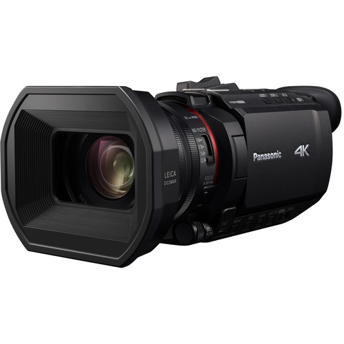 Cameră video Panasonic HC-X1500E 4K (video 4K, cameră cu detectare a feței, obiectiv LEICA, unghi larg de 25 mm, zoom optic 24x, cameră video profesională)