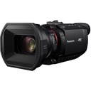 Cameră video Panasonic HC-X1500E 4K (video 4K, cameră cu detectare a feței, obiectiv LEICA, unghi larg de 25 mm, zoom optic 24x, cameră video profesională)