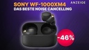 Căști Sony WF-1000XM4 True Wireless cu anulare a zgomotului (până la 24 de ore de autonomie a bateriei, conexiune Bluetooth stabilă, optimizată pentru Alexa și Asistent Google, mâini libere) Negru