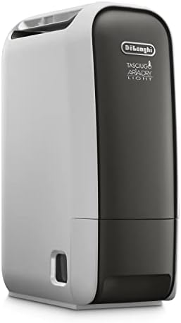 De'Longhi Tasciugo AriaDry Light DNS65, dezumidificator pentru casa, indeparteaza 6 litri de umezeala pe zi, functie spalare rufe, timer 8h, tehnologie Zeolite, 34 decibeli, 520W, gri