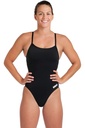 Costum de baie dintr-o singură piesă pentru femei arena Solid Challenge Team, costum de baie cu uscare rapidă, costume de baie sport din MaxLife Eco Fabric cu rezistență maximă la clor și protecție UV UPF 50+