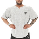 MUSCLE GYM Herren Bodybuilding Rag Top Antrenament Frottee Baumwolle Gym Wear Tricouri Hardcore Gym Wear Schwarz