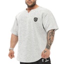MUSCLE GYM Herren Bodybuilding Rag Top Antrenament Frottee Baumwolle Gym Wear Tricouri Hardcore Gym Wear Schwarz