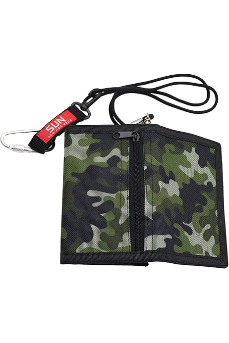 Portofel YANSYUN pentru băieți cu lanț, portofel subțire RFID pentru copii, portofel triplu pliabil pentru băieți și adolescenți - stil Camo