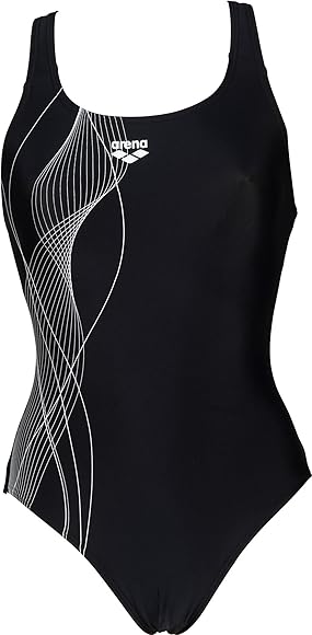Costum de baie Kikko V pentru femei ARENA Damen Costum de baie dintr-o bucată cu grafică cu spatele în V (pachet 1)