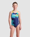 Costum de baie Kikko V pentru femei ARENA Damen Costum de baie dintr-o bucată cu grafică cu spatele în V (pachet 1)